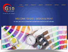 Tablet Screenshot of g10ltd.com